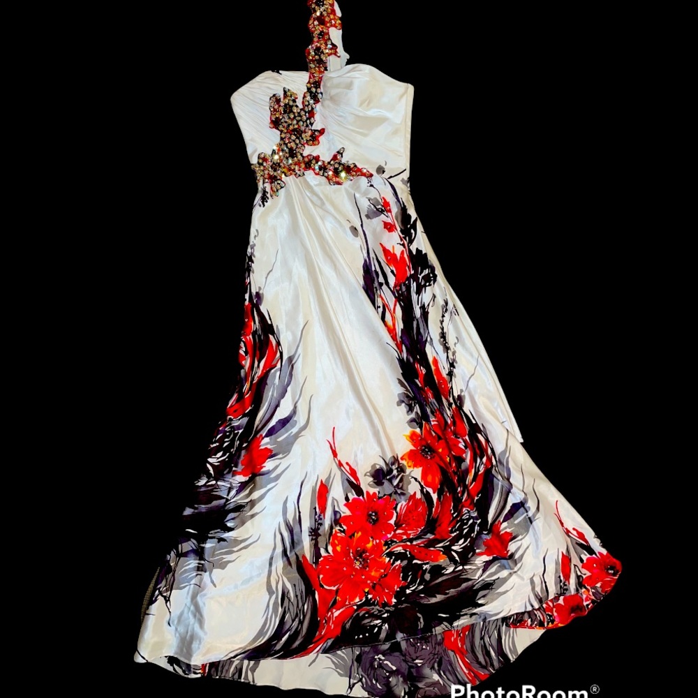 Tony Bowls floral dress size 10 homecoming prom evening